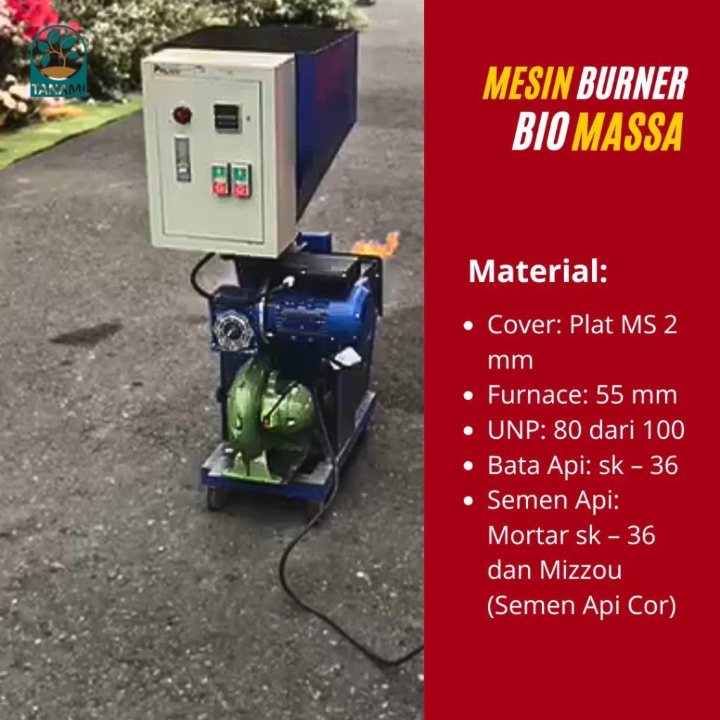 Mesin Burner Biomassa Detail 1