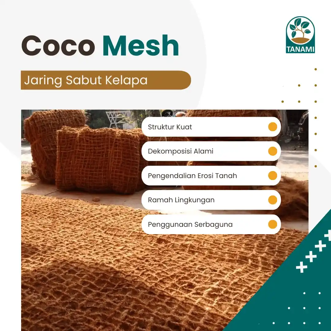 Jaring Sabut Kelapa / Cocomesh / Coco Mesh Custom by Tanami