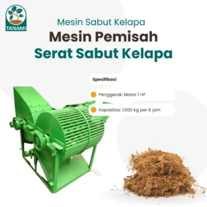 mesin pembersih sabut kelapa