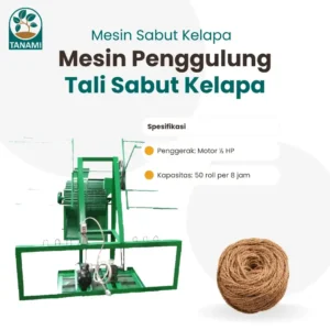 mesin penggulung tali sabut kelapa